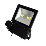 Halogen led mocny 100W z czujką PIR zimny