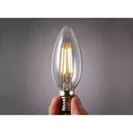 Żarówka LED E14 4 W OZDOBNA FILAMENT CIEPŁA