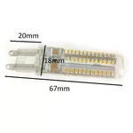 Żarówka diodowa G9 104 smd  9W/220V zimna lub ciepła
