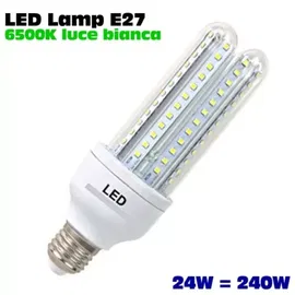 Żarówka diodowa E27 CORN LED 24W CIEPŁA/ZIMNA