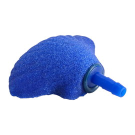 Kamień napowietrzający w kształcie muszli shell 4.7x3.3cm niebieski