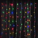 Kurtyna świetlna 0.9x1.8m 180 led RGBY na 10 paskach z zasilaczem