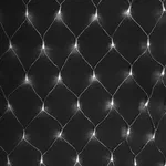 Siatka 300 led 4.5x1.5m biała zimna kurtyna zewnętrzna niskonapięciowa