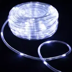 Wąż led 15mb sznur 300 led zimnych led 10mm z zasilaczem 8 funkcji