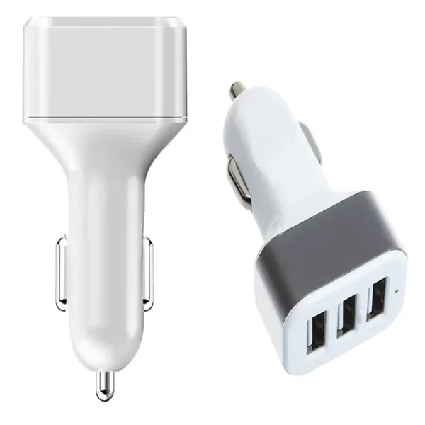 Samochodowa ładowarka do gniazd zapalniczki 3xusb do zapalniczki