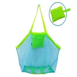 Torba na plażę zakupy zabawki plażowa lekka xxl worek torebka duża siatka