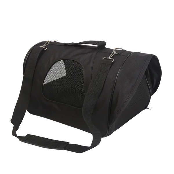 Torba S 34x21x22cm dla kota lub psa do transportu z okienkiem na ramię