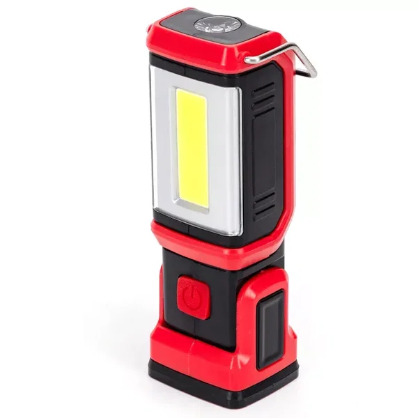 Latarka lampka 200 lm COB o mocy 3W na 3xAA przenośna lampa robocza