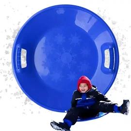 Sanki plastikowe talerz ślizg slizgacz zjazdowy na śnieg okrągłe duże 62cm