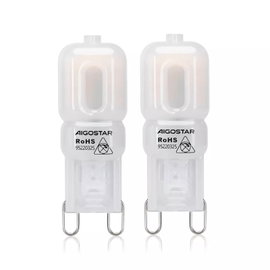 2x Żarówka diodowa SMD LED G9 2W mleczna biała ciepła 230V