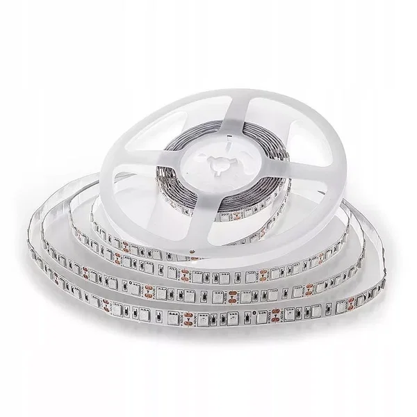Taśma LED SMD 5mb 10,8W/54W biała zimna IP20 12V VT-5050 60/300