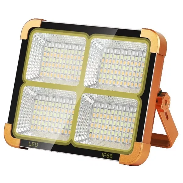 Solarny halogen led przenośna lampa robocza latarnia 20W power bank 336 led