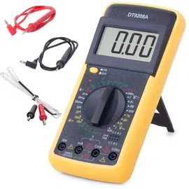Miernik lcd multimetr z temperaturą dt9208a sonda