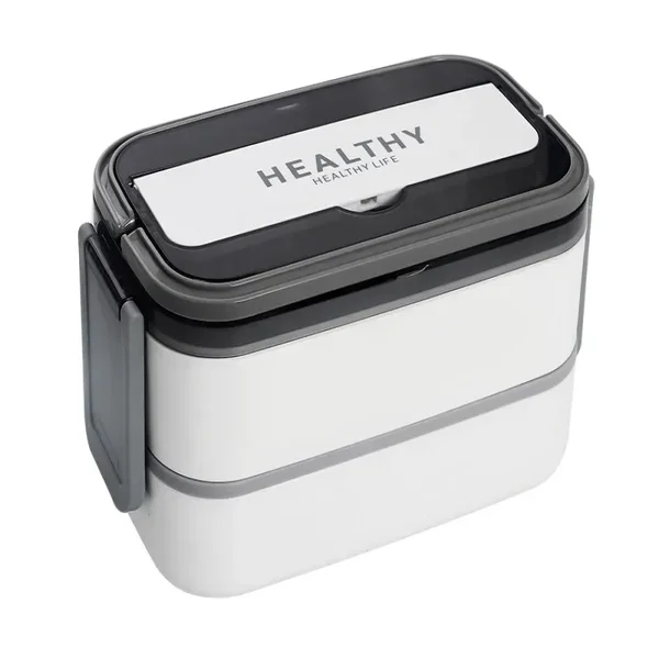 Śniadaniówka z przegródkami lunchbox 1400ml piętrowy pojemnik xxl