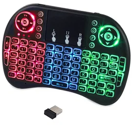 Klawiatura bezprzewodowa mini podświetlana do tv komputera android box