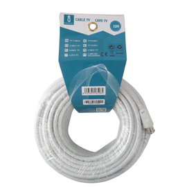 Kabel antenowy 15 m biały