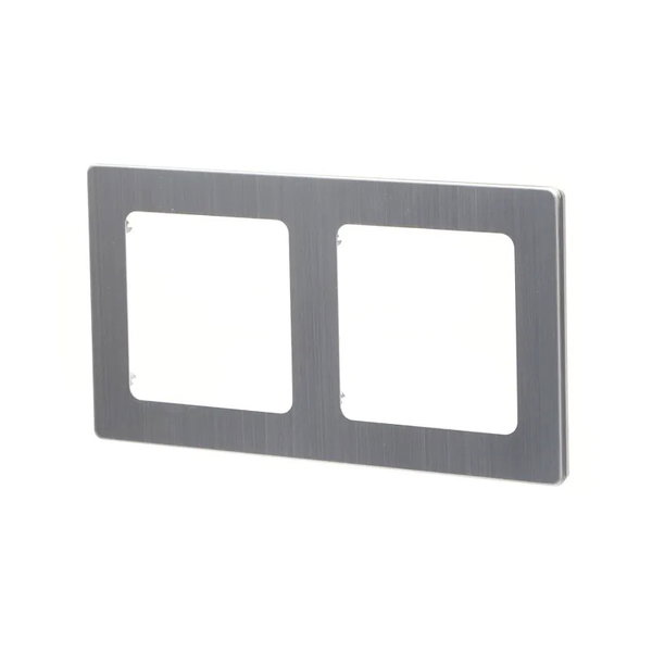 Ramka z aluminium łącznika/gniazda podwójnego srebrna