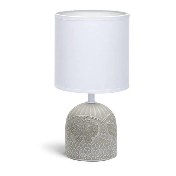 Ceramiczna lampa stołowa bez źródła światła E14