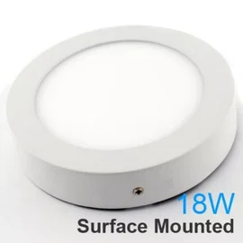 Panel, lampa sufitowa plafon ledowy okrągły natynkowy LED 18W/230V ciepły