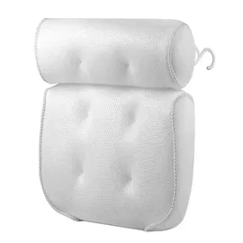 Poduszka do wanny z przyssawkami do kąpieli domowe spa miękki zagłówek