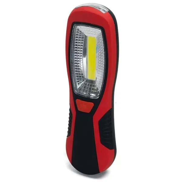 Latarka warsztatowa 3W 200lm LED COB 6500K z magnesem na 3 baterie AA