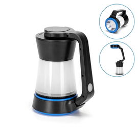 Wielofunkcyjna latarka lampa kempingowa 3w1 zasilana 3 bateriami AA