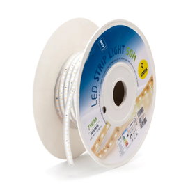 Taśma LED 230V biała ciepła wysokonapięciowa 8mm 120led/7w/m 50mb IP65