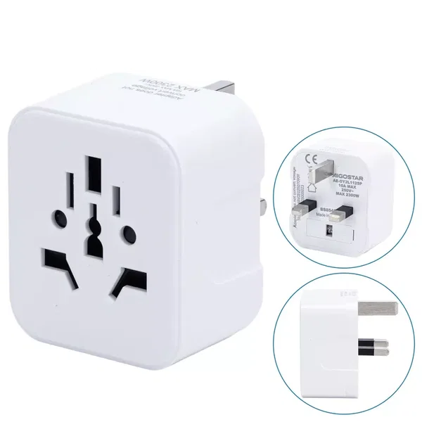 Adapter podróżny przejście wtyk UK gniazdo USA UK GB CHINY AC 230V