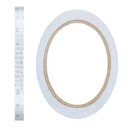 Taśma biała 8m odblaskowa na rower motor samochód samoprzylepna