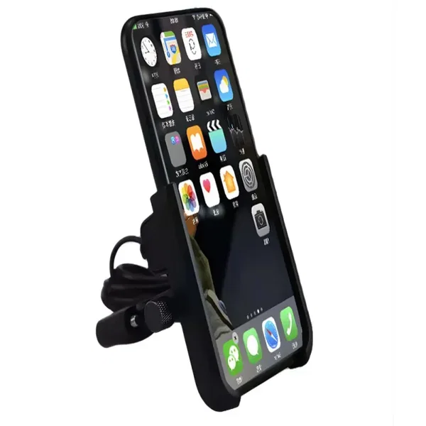 Uchwyt motocyklowy na telefon regulowany z usb ładowanie na kierownicę
