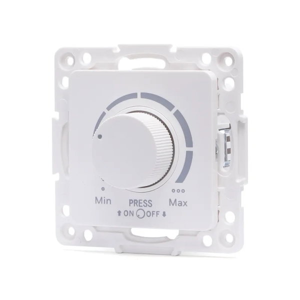 Ściemniacz LED 230V/300W pokrętło z regulacją pojedynczy 1-WAY biały