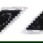 Ściemniacz LED 230V/300W pokrętło z regulacją pojedynczy 1-WAY czarny