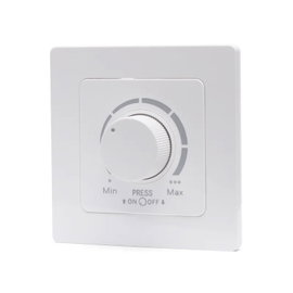 Ściemniacz LED 230V/300W pokrętło z regulacją pojedynczy 1-WAY biały