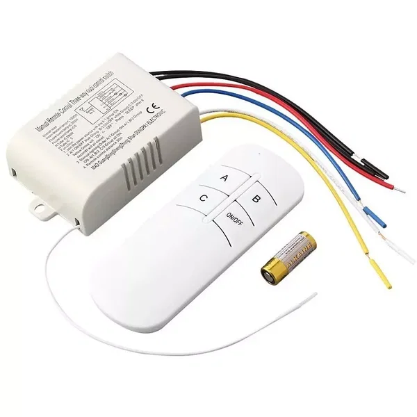 Sterownik zdalnego sterowania 3-drożny wł./wył. 220V bezprzewodowy