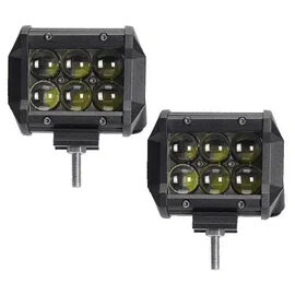 2*Halogen samochodowy motocyklowy doświetlacz 6led 18w 1800lm IP68