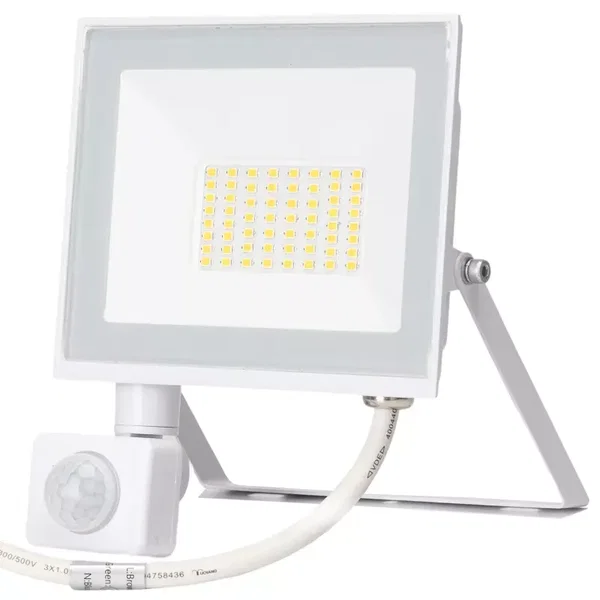 Naświetlacz 30W 2700lm halogen LED z czujnikiem PIR 4000K neutralny