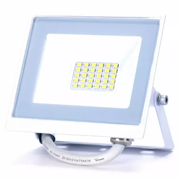 Halogen naświetlacz Led 20W/230V 1800lm slim IP65 zimny 6500K IP65