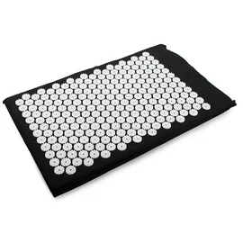 Mata zdrowotna 65x41 cm czarna do akupresury na ból stres kolcami