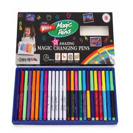 Magiczne mazaki zmieniające kolor 25 szt zestaw pisaki kreatywne