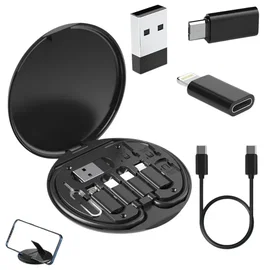 Zestaw adapterów 5w1 szpilka do telefonu w etui usb-c micro usb typ-a