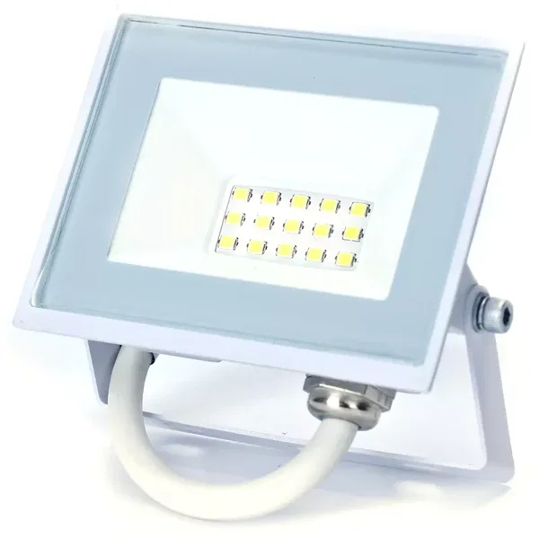 Halogen naświetlacz Led 10W/230V 900lm slim IP65 zimny 6500K IP65
