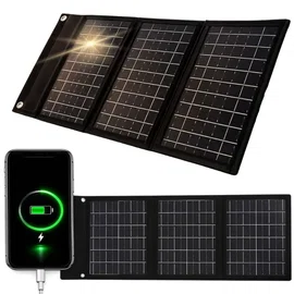 Przenośny panel solarny 20w mata składana ładowarka słoneczna usb