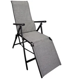 Leżak turystyczny składany regulowany ogrodowy kemping krzesło fotel