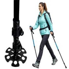 Kijki do chodzenia nordic walking trekkingowe 3 końcówki i pokrowiec