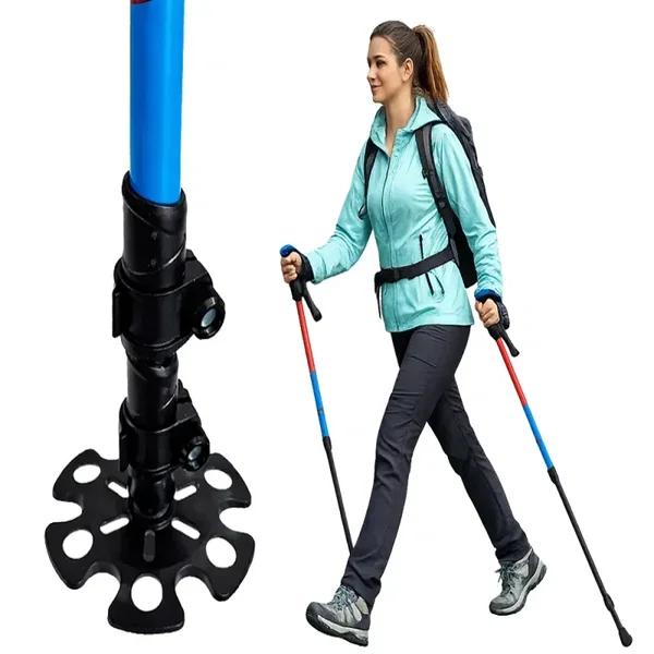 Kijki do chodzenia nordic walking trekkingowe zestaw z pokrowcem