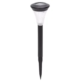 Lampa ogrodowa solarna LED cienki słupek 30 cm z tworzywa sztucznego