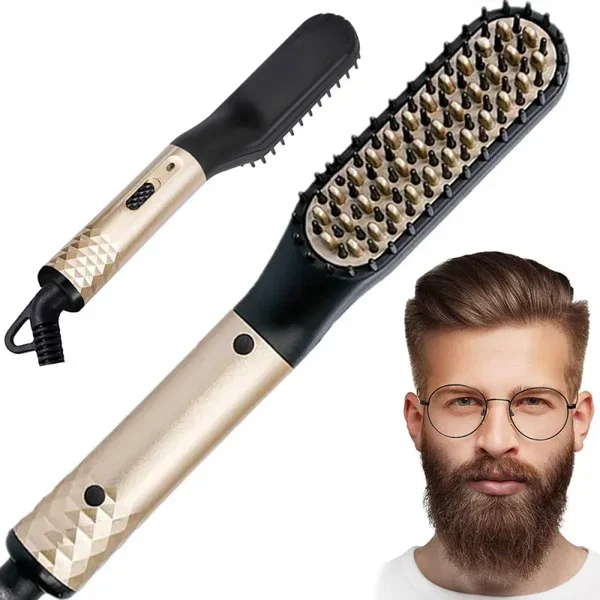 Szczotka grzebień do brody włosów dla mężczyzn do stylizacji 35W/230V