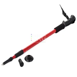 Kij nordic walking trekkingowy kijek do chodzenia 1 sztuka czerwony