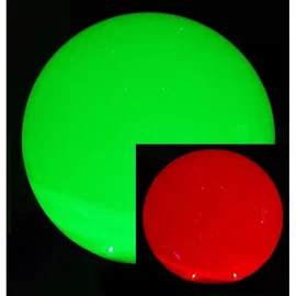 Lampa ogrodowa kula solarna dwubarwna 20 cm czerwono-zielona