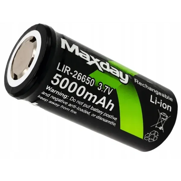 Akumulator litowo-jonowy ogniwo 26650 5000mah 3,7v bateria li-ion
